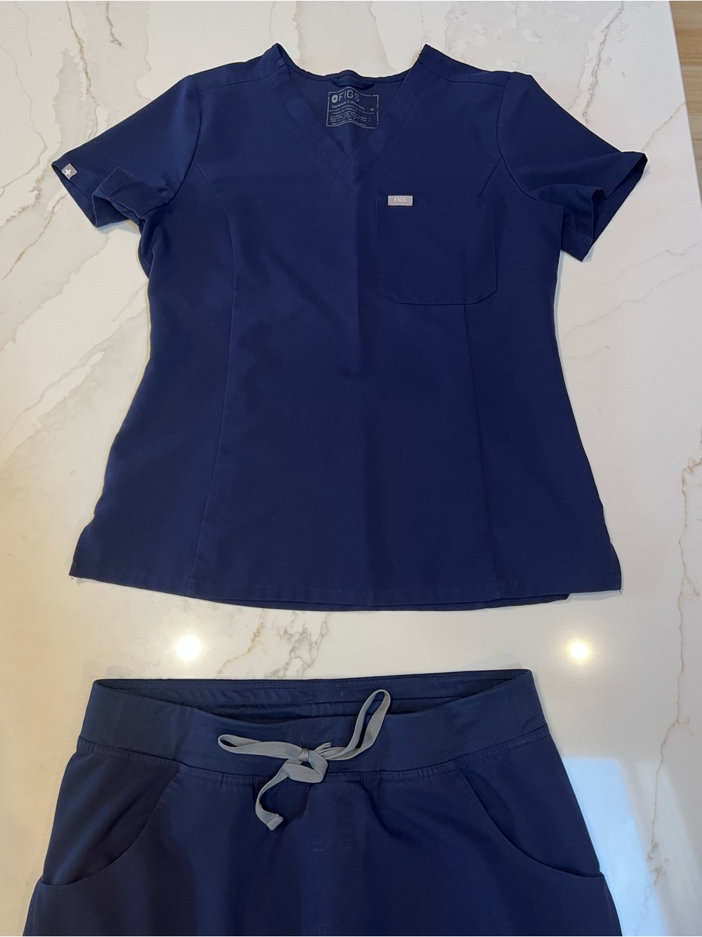 FIGS Technical Collection Scrub Set Navy Blue